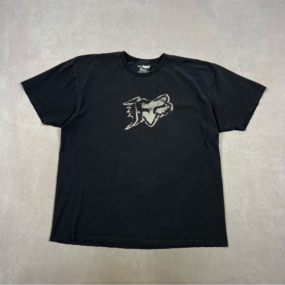 Fox Black Short Sleeve Graphic Tee